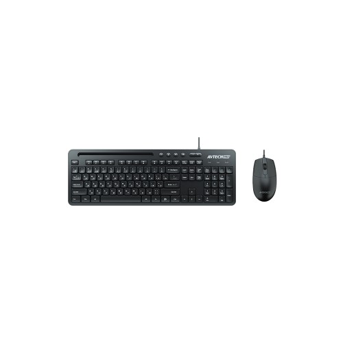 Avtech Pro C304 Black, клавиатура и мышь