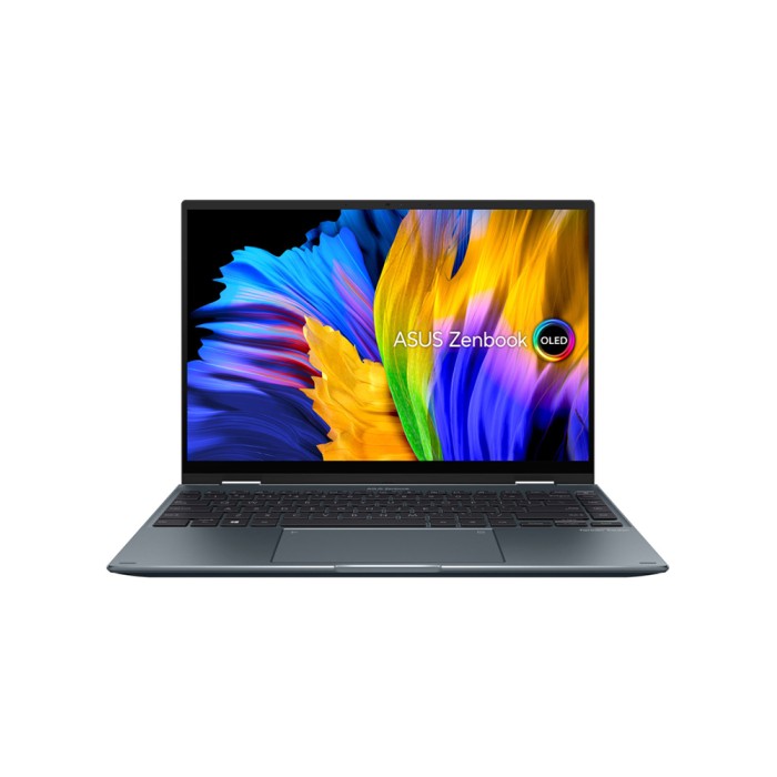 Asus Zenbook 14 Flip OLED, i5-12500H, 8GB, SSD 512GB, 360° Thouch 14", Pine Grey, ноутбук