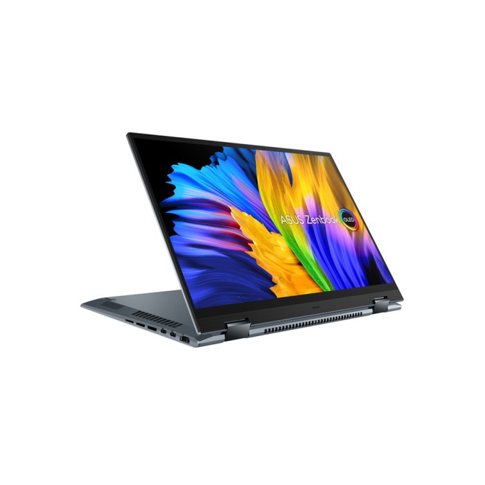 Asus Zenbook 14 Flip OLED, i5-12500H, 8GB, SSD 512GB, 360° Thouch 14", Pine Grey, ноутбук