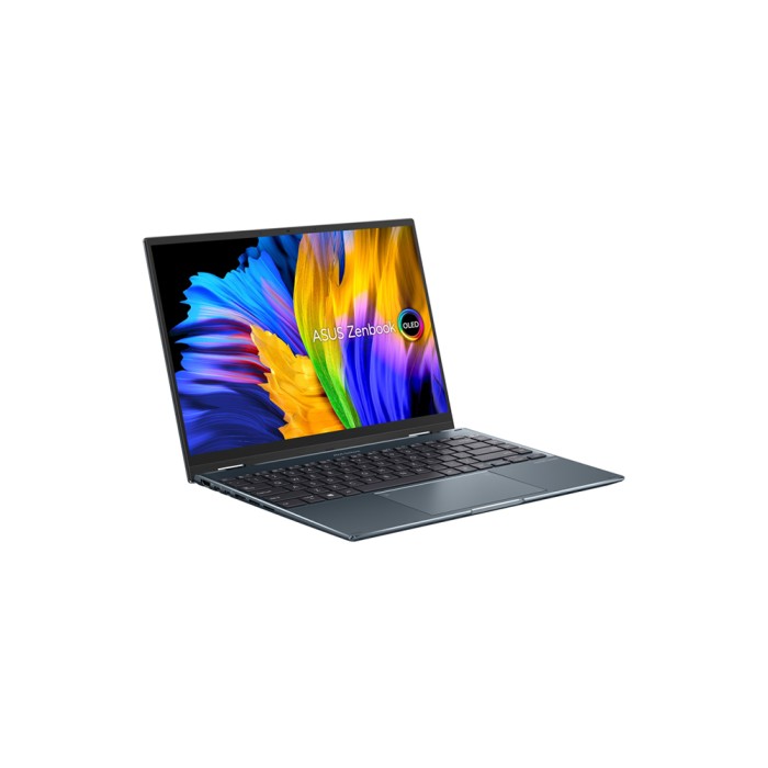 Asus Zenbook 14 Flip OLED, i5-12500H, 8GB, SSD 512GB, 360° Thouch 14", Pine Grey, ноутбук