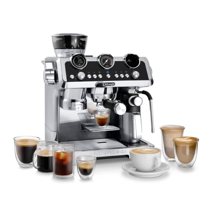 Delonghi EC9865. M серебристый, кофеварка рожковая