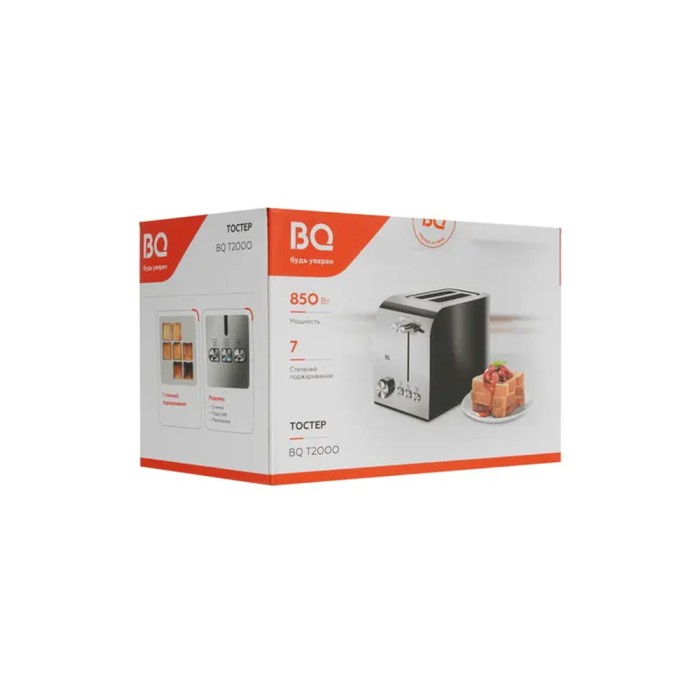 BQ T2000 Steel-Black, тостер