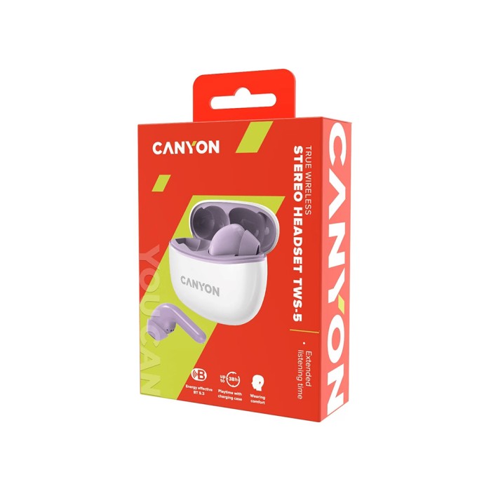 Canyon CNS-TWS5PU, наушники беспроводные