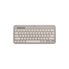 Logitech K380 Multi-Device US Bluetooth Keyboard, Sand, клавиатура беспроводная