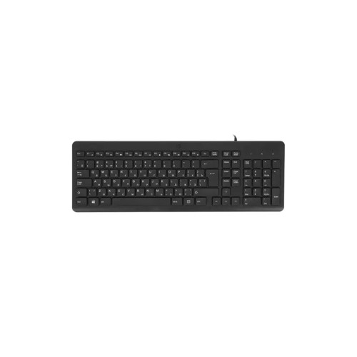 HP 150 Wired Mouse and Keyboard Combo Set - Black, комплект клавиатура+мышь