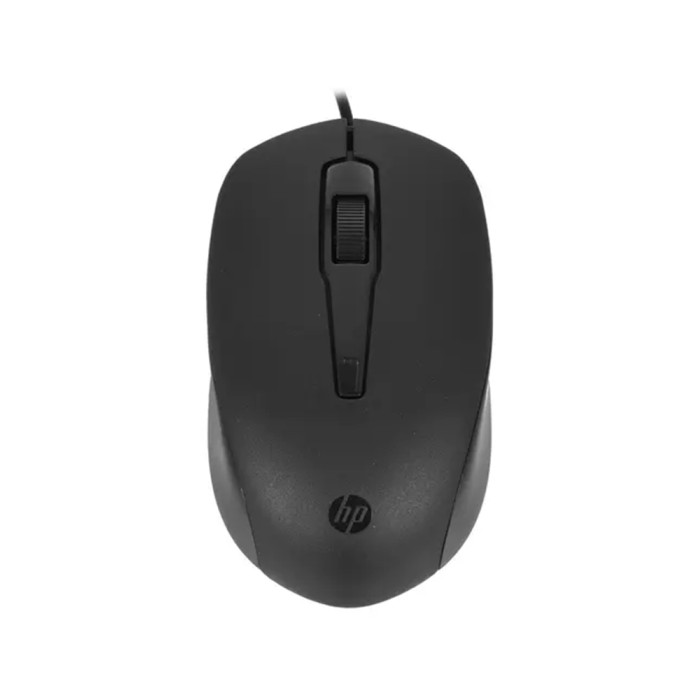 HP 150 Wired Mouse and Keyboard Combo Set - Black, комплект клавиатура+мышь