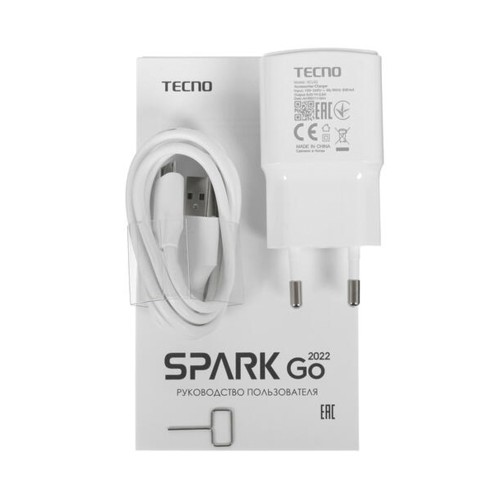 Tecno Spark Go 2022 (2/32GB) Atlantic Blue, смартфон