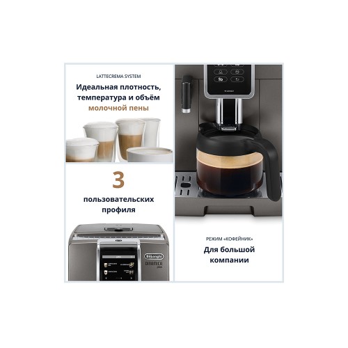 Delonghi Dinamica Plus ECAM370.95 кофемашина