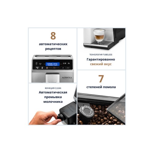 Delonghi Autentica Cappuccino ETAM29.660.SB кофемашина