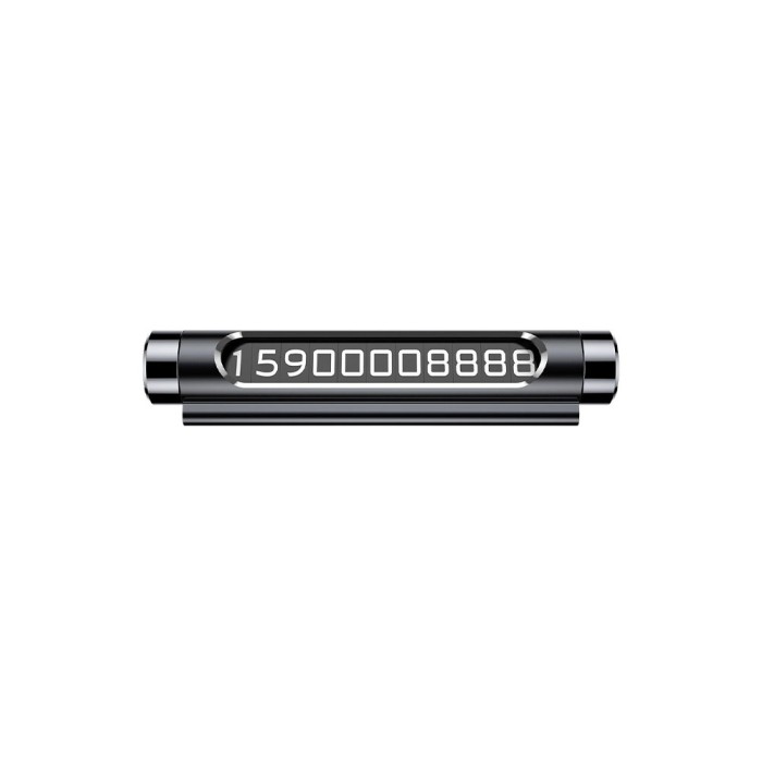 Baseus All Metal Temporary (ACNUM-C01) dual-number, парковочная визитка Baseus All Metal Temporary (ACNUM-C01) dual-number, парковочная визитка