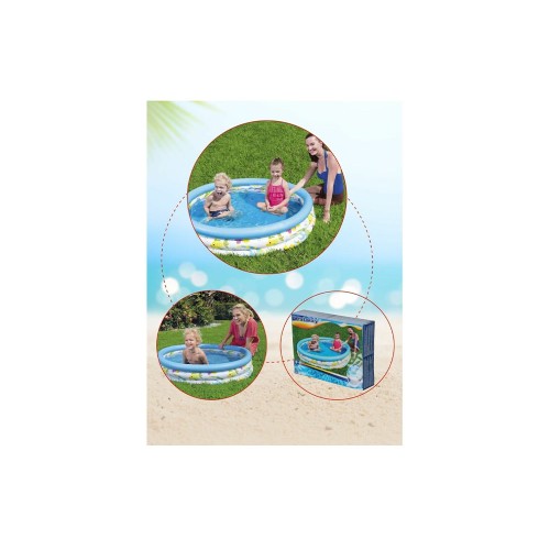 Надувной бассейн для детей Bestway "Океан" 51008, (102х25 см, 101 л)