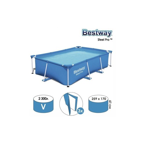 Бассейн, каркасный Bestway 56403 (259х170х61 см, 2300 л)