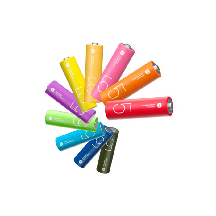 Xiaomi AAA Rainbow Batteries (10 Count), набор батареек