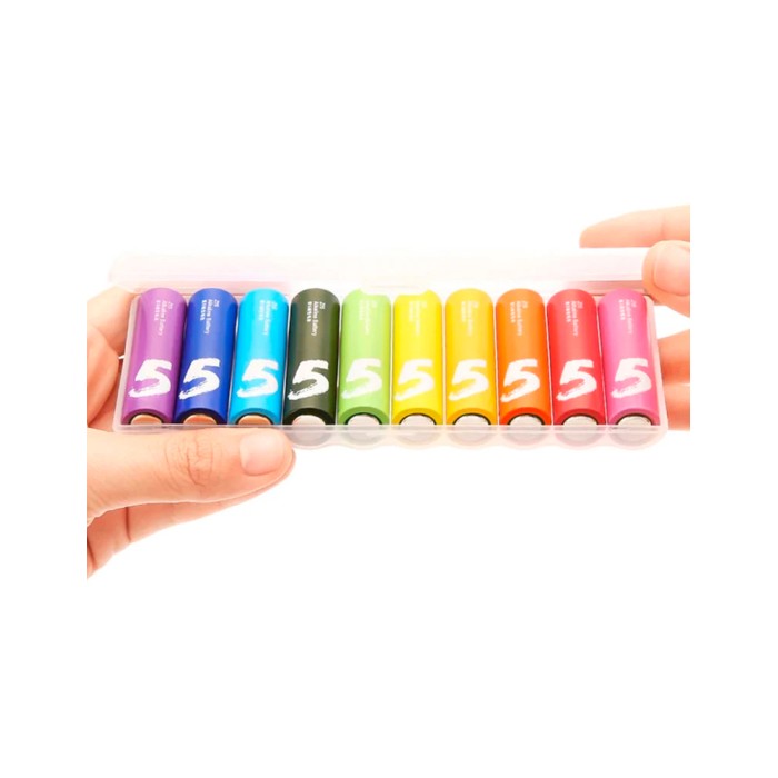 Xiaomi AAA Rainbow Batteries (10 Count), набор батареек