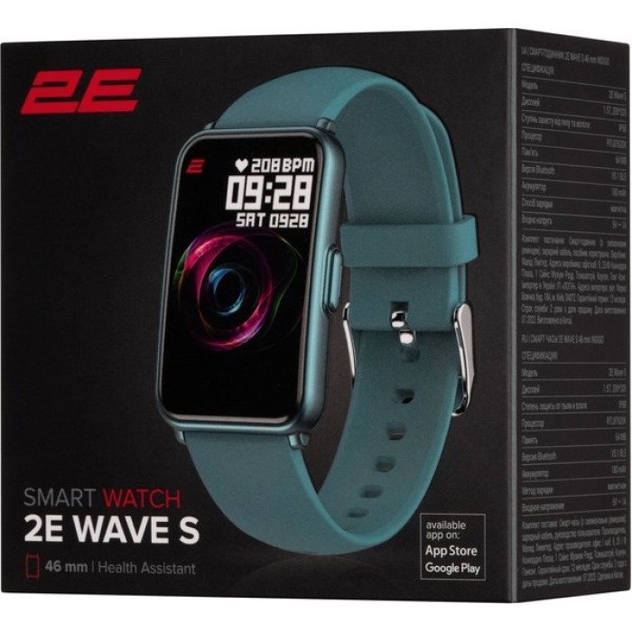 2E Wave S 46 mm Indigo, Смарт-часы