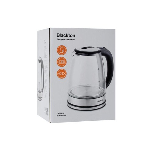 Blackton Bt KT1729G black-steel, электрический чайник