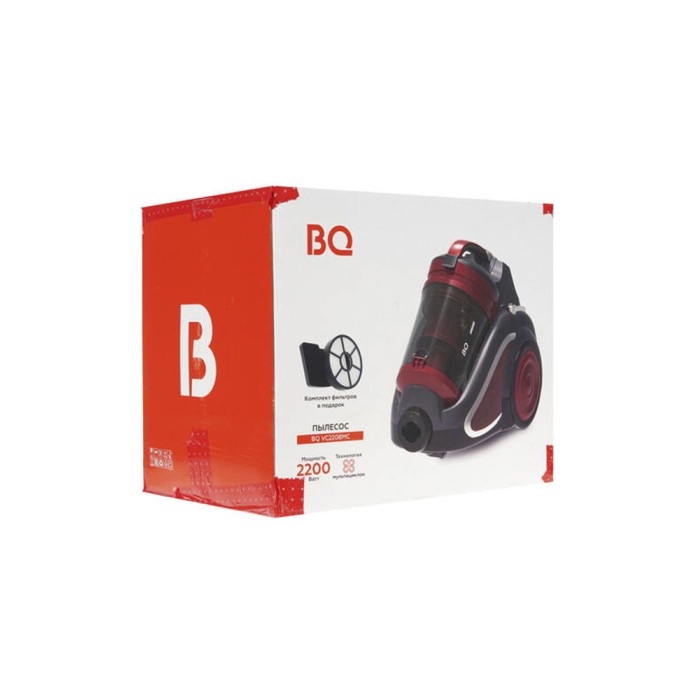 BQ VC2208MC gray-red, пылесос