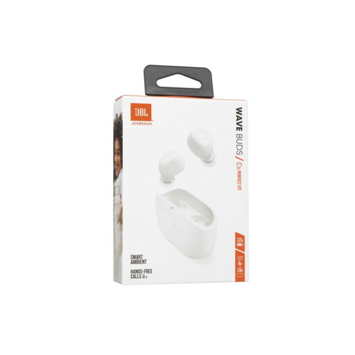 JBL Wave Buds (white), беспроводные наушники