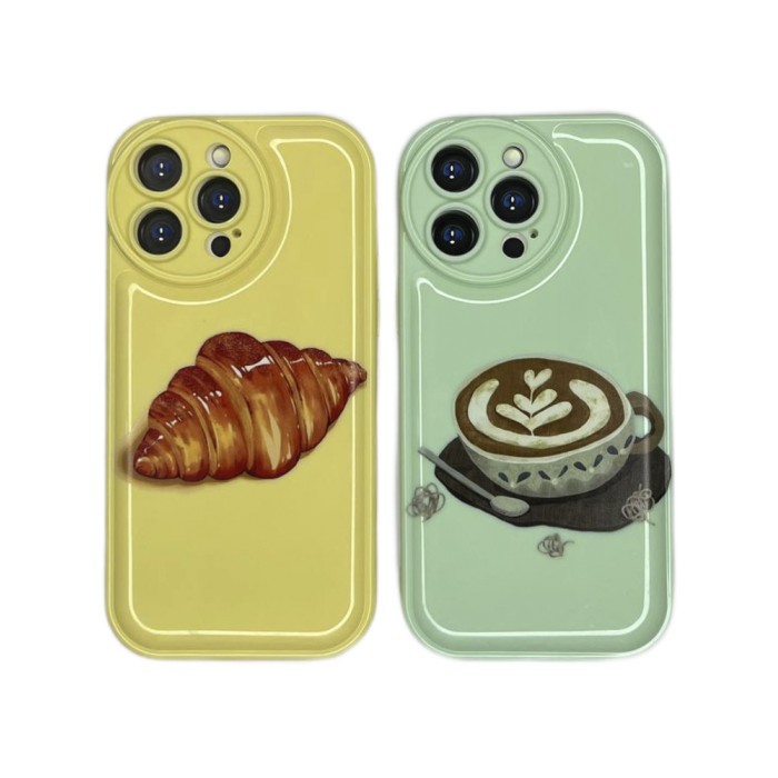 Shein Silicon green and yellow, чехолы для iPhone 14 Pro Max 2шт