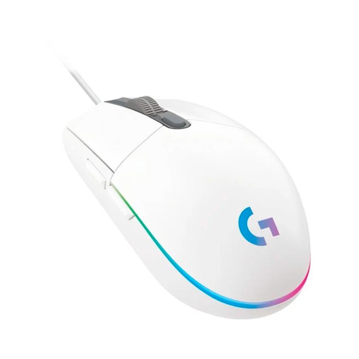 Logitech G203 LIGHTSYNC USB White, мышь игровая