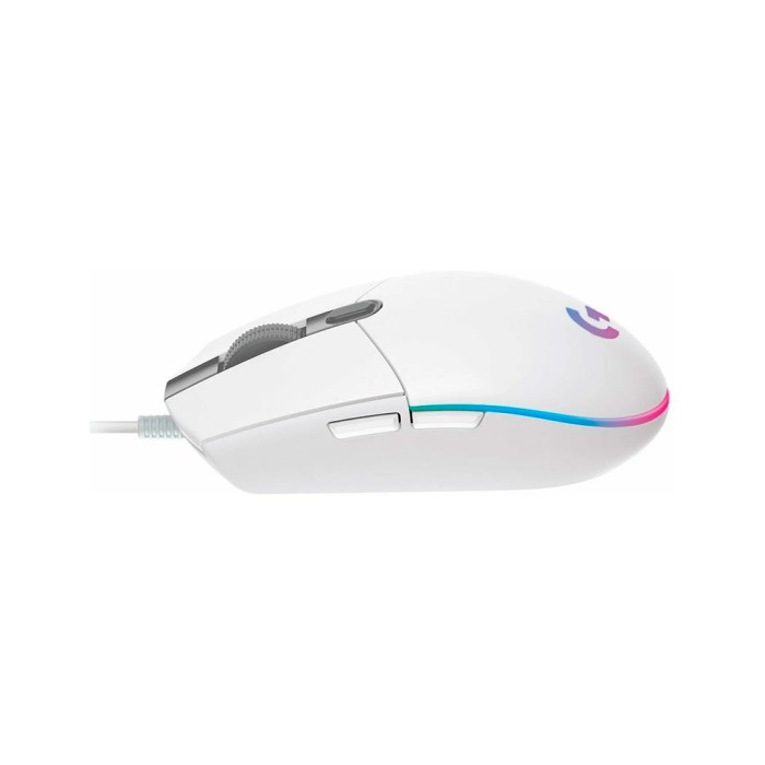 Logitech G203 LIGHTSYNC USB White, мышь игровая