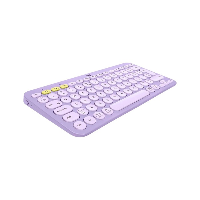 Logitech K380 Multi-Device US Bluetooth Keyboard, Lavender Lemonade, игровая клавиатура