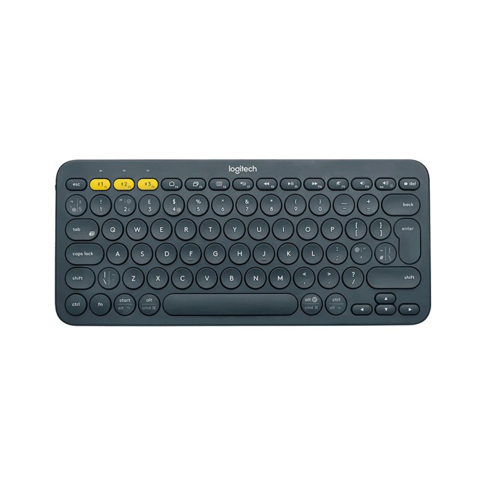 Logitech K380 Multi-Device RUS Bluetooth Keyboard Dark Grey, игровая клавиатура 