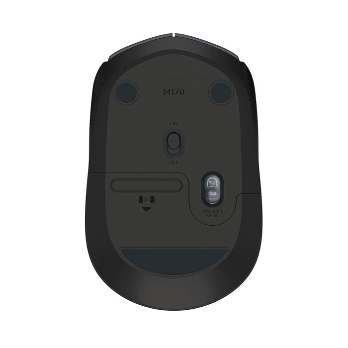 Logitech M170 Wireless Mouse Grey, беспроводная мышь