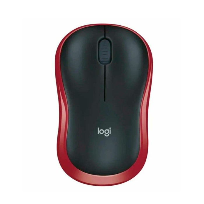 Logitech M185 Wireless Mouse Red, беспроводная мышь