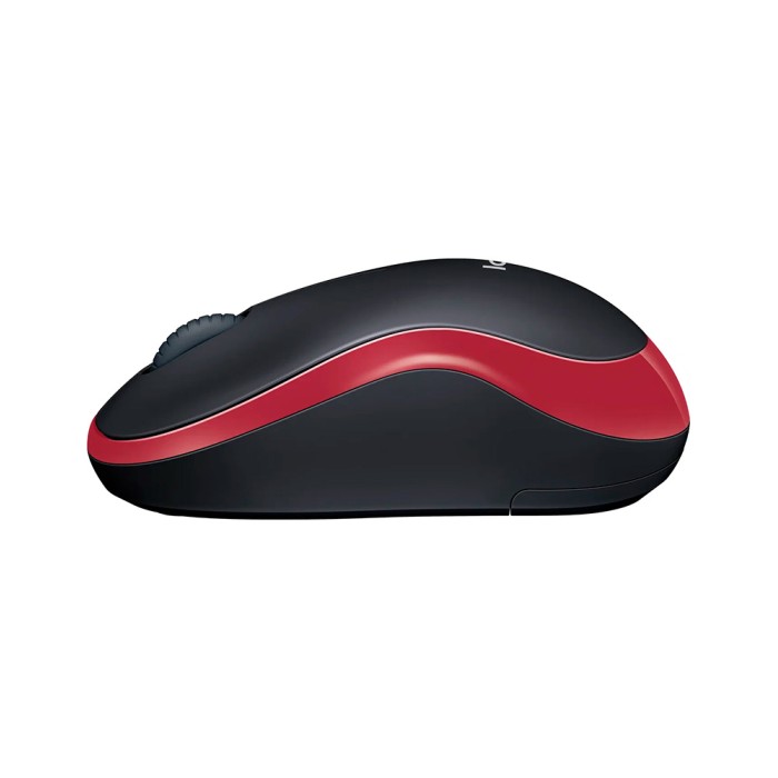 Logitech M185 Wireless Mouse Red, беспроводная мышь