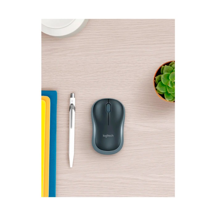 Logitech M185 Wireless Mouse Swift Grey, беспроводная мышь