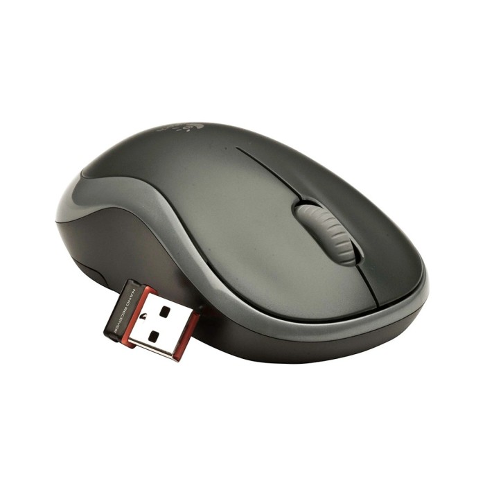 Logitech M185 Wireless Mouse Swift Grey, беспроводная мышь