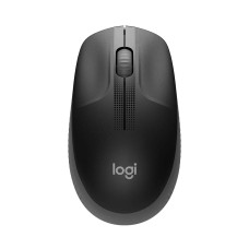 Logitech M190 Full-size Wireless Mouse Charco...