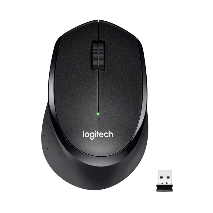 Logitech M330 Silent Plus Black, беспроводная мышь