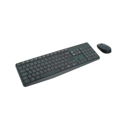 Logitech MK235 Wireless RU Grey, клавиатура + мышь