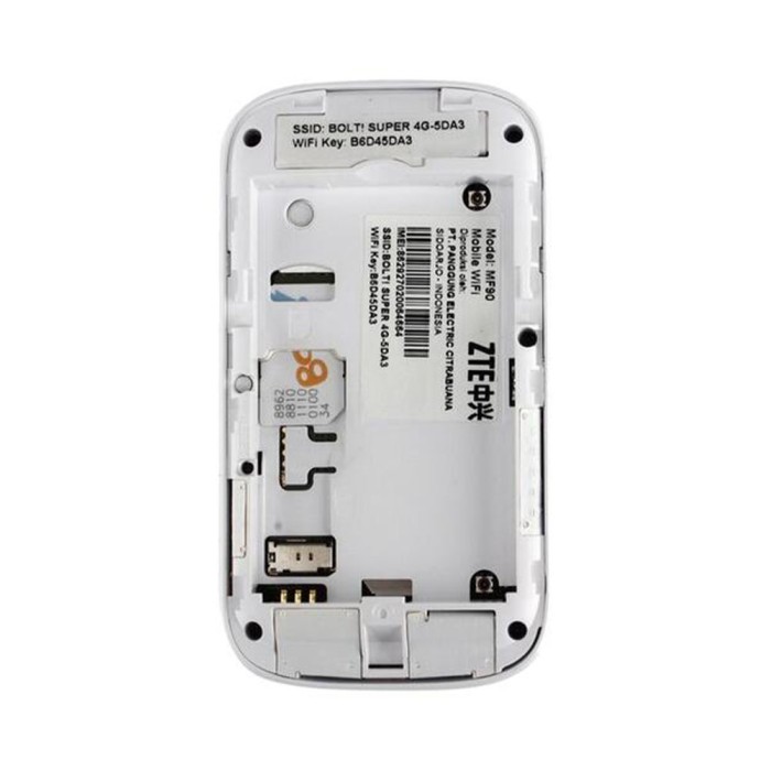 ZTE MF90 white, портативный Wi-Fi роутер