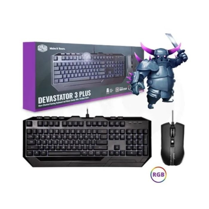 Cooler Master Devastator 3 Plus, игровой комплект