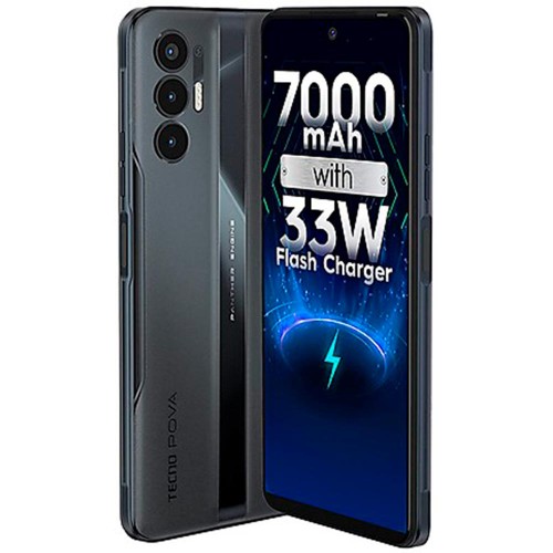 Tecno Pova 3 (6/128 GB) Eco Black, смартфон