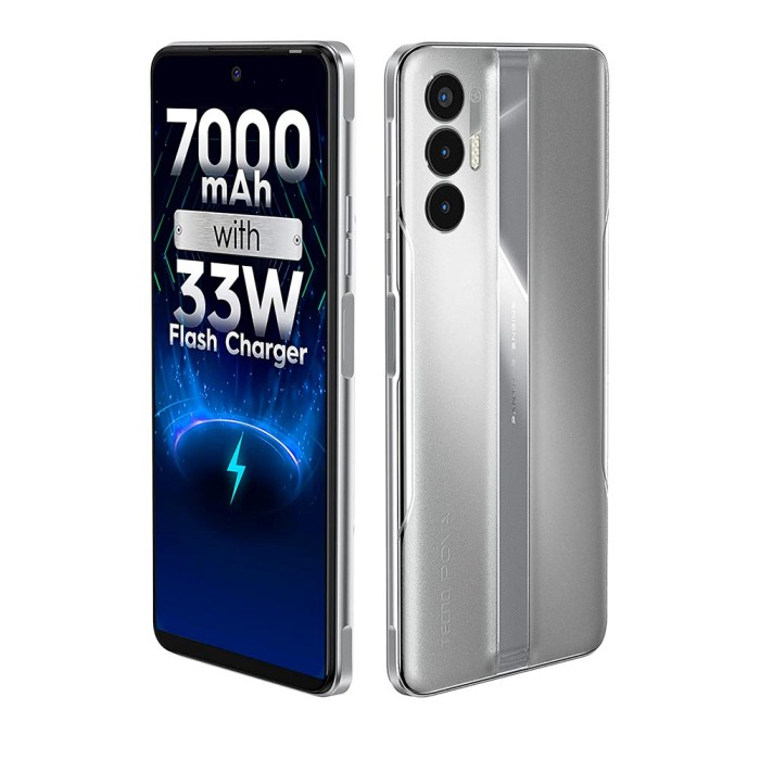 Tecno Pova 3 (6/128 GB) Tech Silver, смартфон