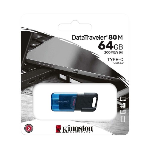 Kingston DataTraveler 80M 64 GB, флеш накопитель