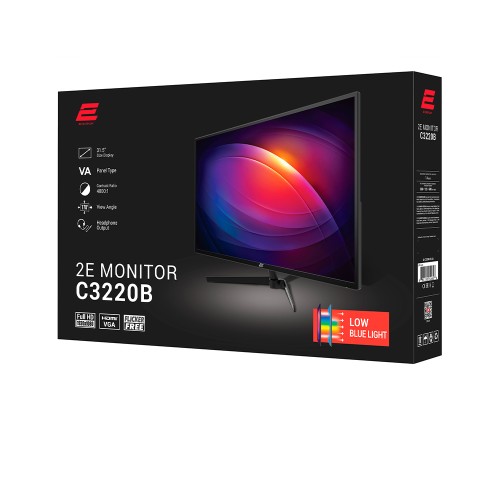 2E C3220B 31.5" 75Hz black, монитор 