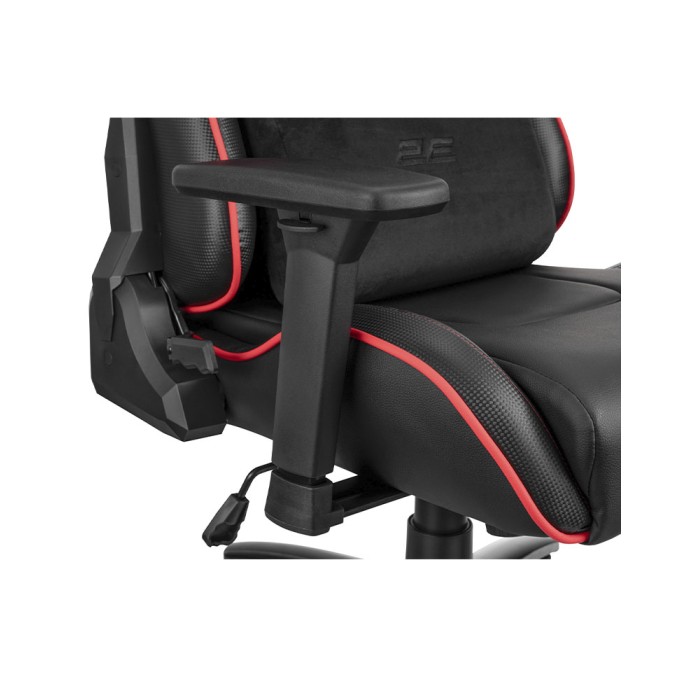 2E GAMING HIBAGON II black-red, игровое кресло