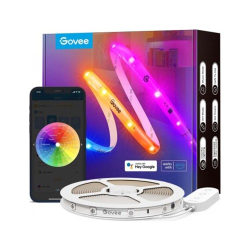 Govee H619С RGBIC Basic Wi-Fi+Bluetooth LED Strip Light With Protective Coating 10м, лента светодиодная