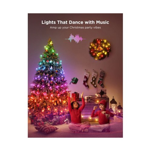 Govee H70C2 Christmas Light RGB IP65 20м, гирлянда