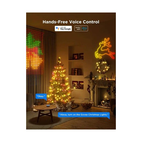 Govee H70C2 Christmas Light RGB IP65 20м, гирлянда