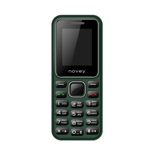 Novey 104 green, кнопочный телефон
