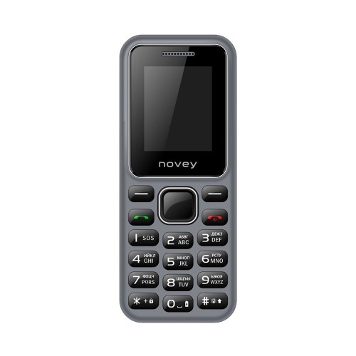 Novey 104 grey, кнопочный телефон