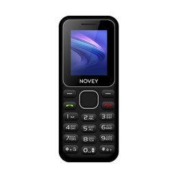 Novey 105 matt black, кнопочный телефон
