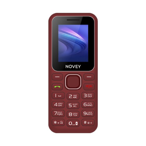 Novey 105c red, кнопочный телефон