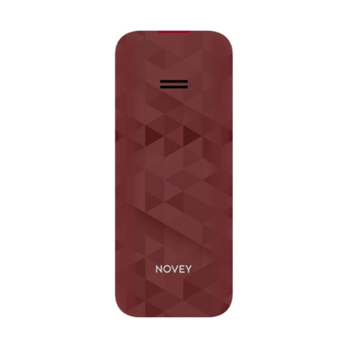 Novey 105c red, кнопочный телефон
